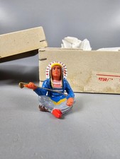 DDR Gummi Indianer Grauer Bär blau/grau Richard Hopf NEU unbespielt