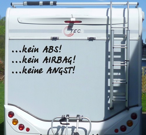 Aufkleber kein abs airbag - abs,