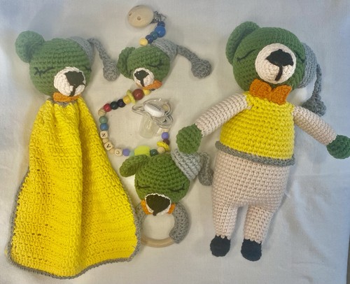 Handgefertigt baby set bär - baby-set,