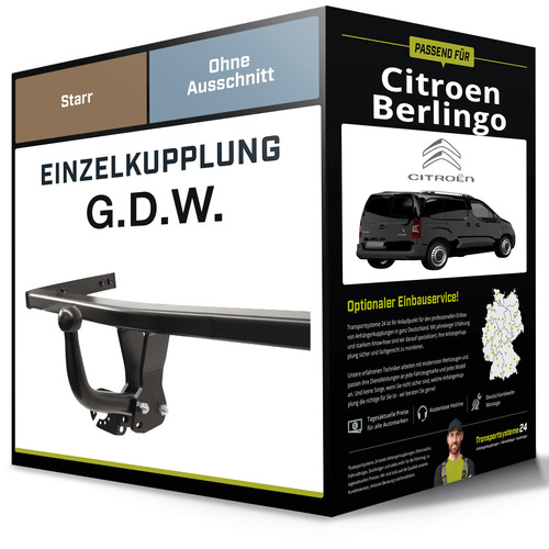 Starre anhängerkupplung für - anhängerkupplung,