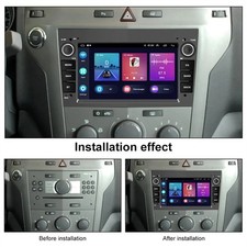 Android 14 Carplay Autoradio GPS RDS Für Opel Astra H Corsa C D Meriva Zafira B