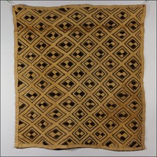 29804) Raffia-Matte Shoowa Kuba Kongo Afrika AFRIKANISCHE KUNST