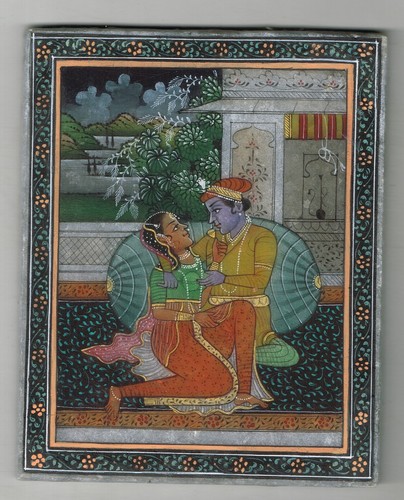 Mughal miniaturgemälde - mughal,