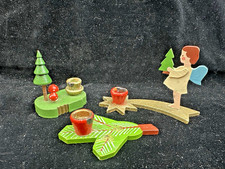 DDR Weihnachten kleines Konvolut - 3 Kerzenhalter - wie Fotos  - JO