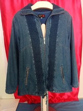 Herbstjacke Teddyfutter  Damenmode Vintage StephenY 70er Jahre Bestickt GrXXL