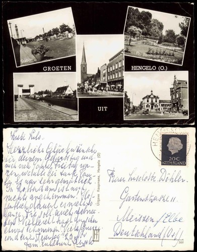 Postkaart hengelo - postkaart,