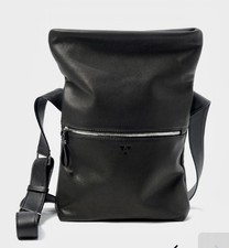 Ackermann schwarze Ledertasche