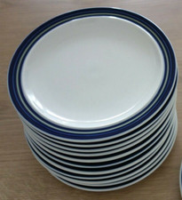 1 Kuchenteller Thomas Scandic Flammfest blau grün - wie neu