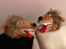 2x Wolfs-MASKE Mütze Fasching Karneval Verkleidung detailverliebte Gestaltung
