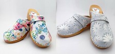 Damen Clogs Echtleder