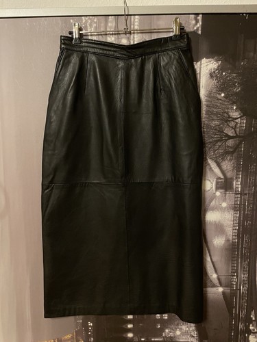 Vintage retro highwaist leder - vintage,