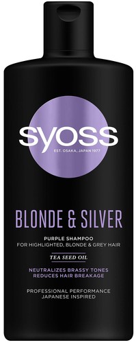 Syoss blonde silver shampoo - syoss,