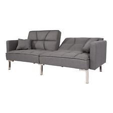 B-Ware Schlafsofa MCW-K65, Schlafcouch, Schlaffunktion 170x104cm, Stoff grau