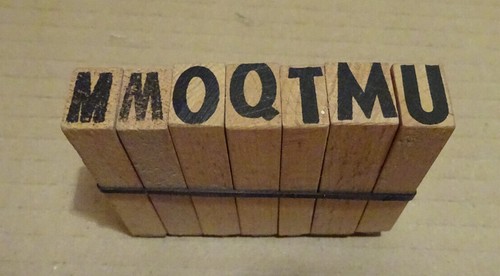 Buchstabenstempel 11 mm - 7x,