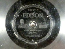Edison Schellackplatte, Home