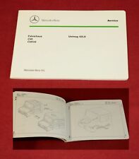 Ersatzteilliste Mercedes Unimog Fahrerhaus 425.8