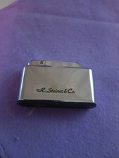 Ibelo Monopol Feuerzeug mit Werbeaufdruck H. Steiner & Co., Vintage