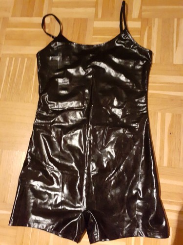 Wetlook bodysuit lackleder - bodysuit,