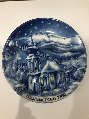 Weihnachtsteller 1986 bavaria - weihnachtsteller,