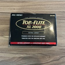 Top Flite Golfbälle XL 2000 12er Pack extra lang Spalding Drive Neu im Karton