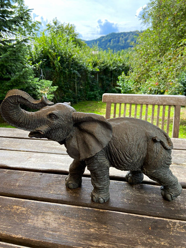 Gilde elefant figur grau - gilde,