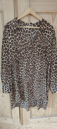 Tunika bluse leoprint - tunika,