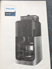 Philips HD7767/00 Kaffeemaschine Schwarz mit Mahlwerk 