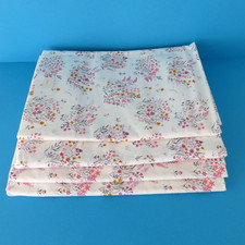 DDR 4 Stk. Bettlaken 140 x 230 OVP BW unbenutzt  geblümt Tafeltuch Tischdecke