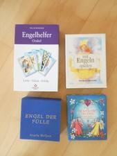 Konvolut 4x Engel Tarot-Karten*Engel der Fülle*Engelhelfer Orakel*Botschaft u.a.