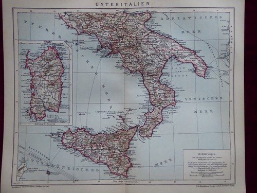 Landkarte unteritalien - landkarte,,