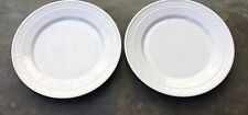 KPM Berlin Kurland 2 x Speiseteller flacher Teller ca. 25,7 cm weiß 1. Wahl