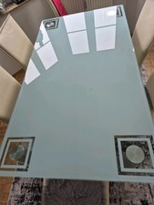 Esszimmer Glastisch 1,60 mal