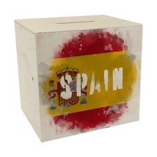 Spardose aus Holz mit