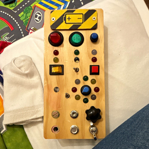 Holz busy board motorikbrett - busy,
