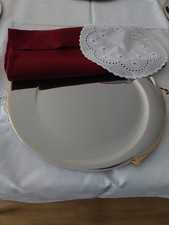 WMF Platzteller Cromargan Impression mit Goldverzierung 