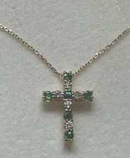 Smaragd Brillant Kreuz