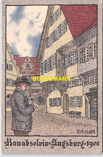 Alte bauabsolvia augsburg - ak,