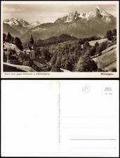 Maria Gern-Berchtesgaden Maria Gern gegen Watzmann u. Schönfeldspitze 1962
