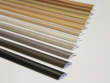 Übergangsprofil 90-270 cm PVC Ausgleichprofil Leiste selbstklebend / Dübelmont.