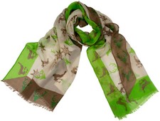 Trachtenschal Beige Braun