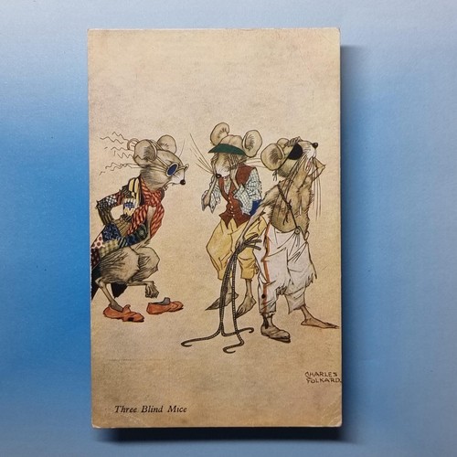 Kinderreim postkarte 1937 drei - kinderreim,