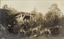 Foto Ak Deutsche Soldaten in Uniform, Schießübungen - 11463729