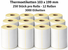 Rollen thermoetiketten mit - rollen,