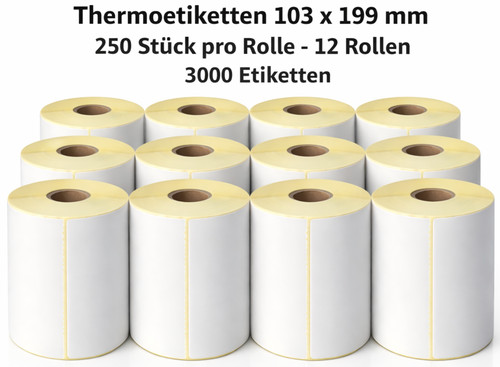 Rollen thermoetiketten mit - rollen,