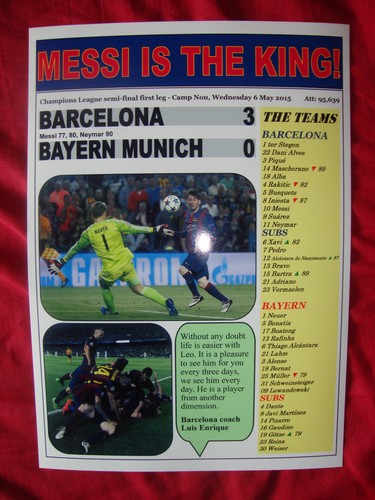 Barcelona bayern münchen 0 - barcelona,