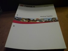 TEREX DUMPER "WORKING TOGETHER" BROSCHÜRE 8 SEITEN PROSPEKT/BROSCHÜRE