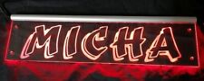 Micha LED Namensschild oder