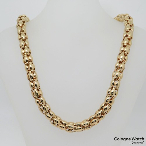 Kette collier himbeer muster - kette,