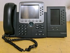 Cisco 7975 IP Bürotelefon mit 7916 IP Erweiterungsmodul Arbeitstelefon 
