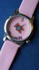 ARMBAND UHR TEDDY SPIELZEUG ROSA  BÄRENMINIATUR EDITION - RARITÄT - AKTEO/NOM